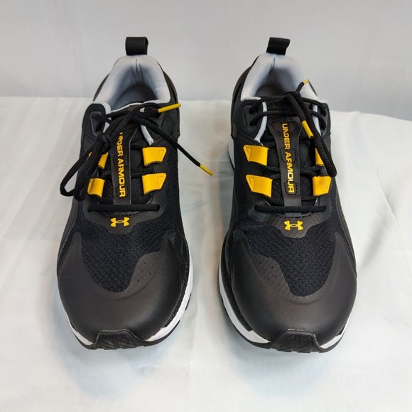 UNDER ARMOUR HOVR FLUX MVMNT PEFORMANCE 3025354-003 Mens Size 11.5 Black Yellow main image 4